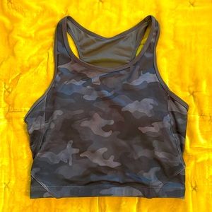 Born Primitive Meshed Up Cropped Sports Bra (Ash)